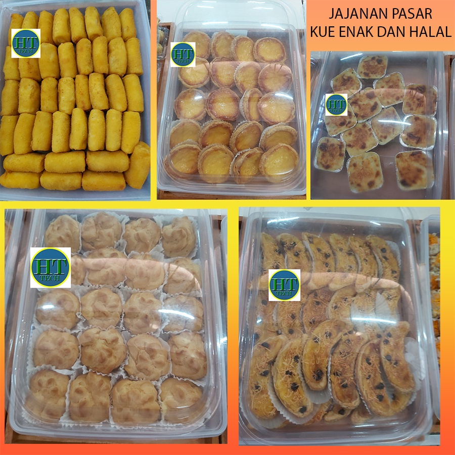 

JAJANAN PASAR KUE BASAH KUE RISOLES MAYO, KUE SUS, CREAM CHEESE TART, PASTEL