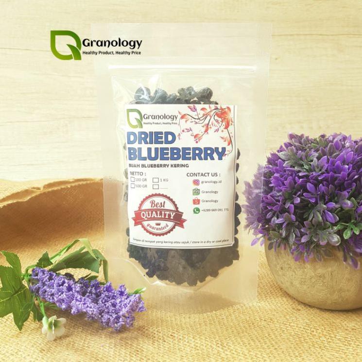 

Gratis ongkir Dried Blueberry / Blueberry Kering (100 gram) by Granology ,.,.,.,,