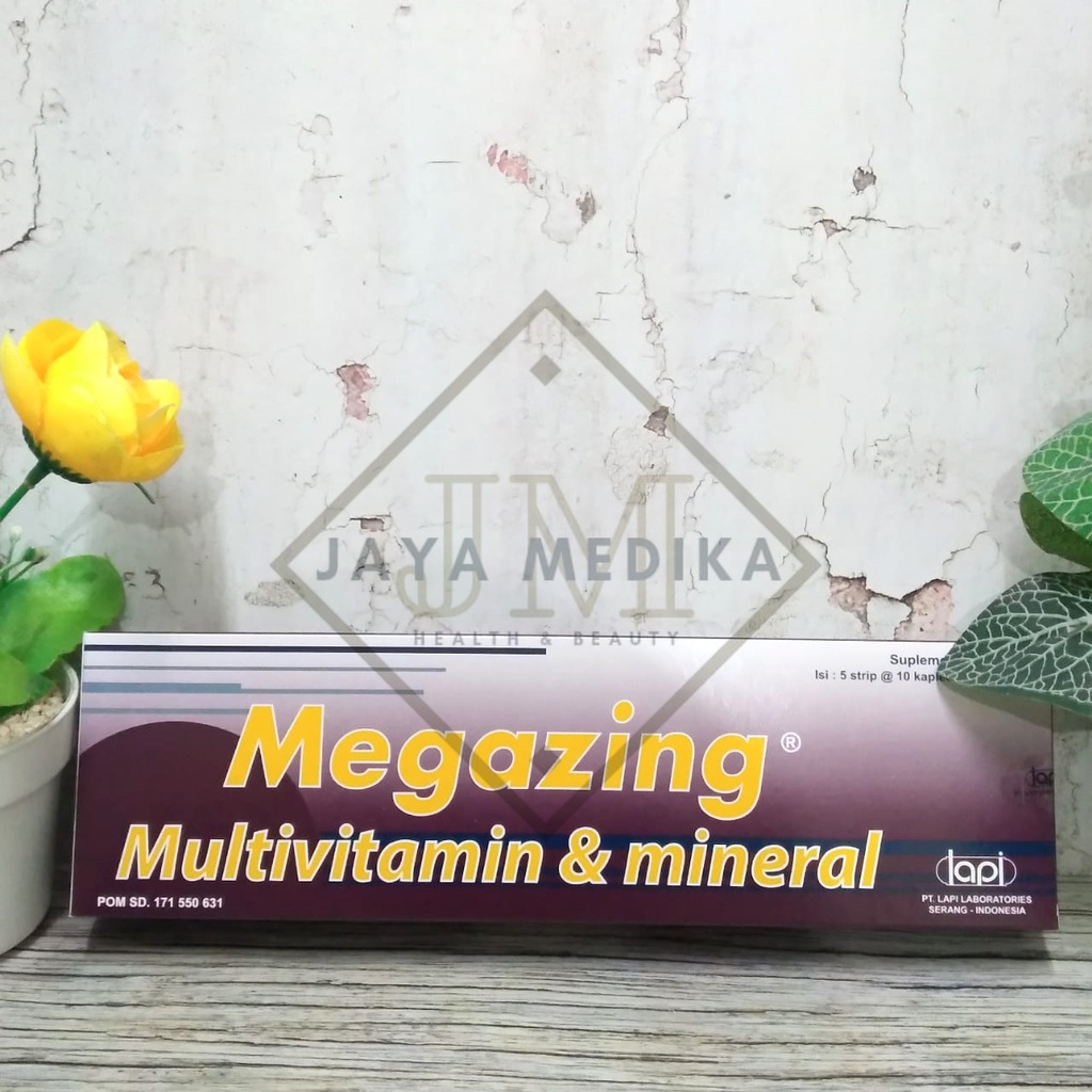 Megazing Multivitamin Setara Zegavit Per Box Isi 5 Strip @ 10 Kaplet