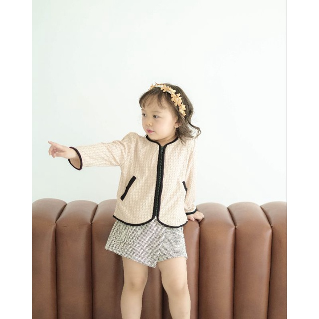 MAUME JACKET | Jaket Anak Perempuan | Outer Anak | Atasan Anak Perempuan | Jaket Knit Anak