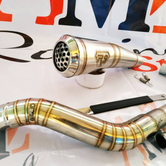 Knalpot R9 GP Series R15 - CBR150R - MX KING/ - VIXION - GSX150R - XABRE - SONIC - SATRIA FU 150 - s