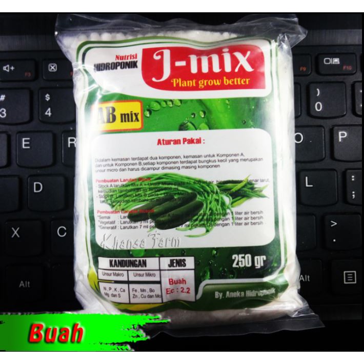 Nutrisi AB MIX Hidroponik Sayur Buah atau buah