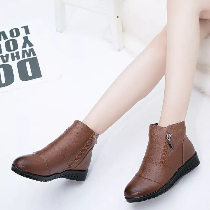 Sepatu Boots Kerja Wanita Alina Ankleboots wanita Boots Korea Etnikshoes