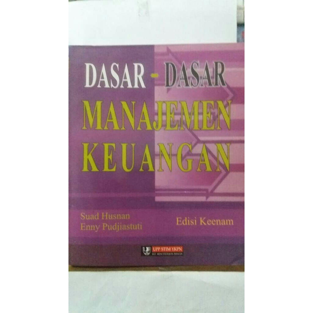 Jual BUKU EKONOMI & BISNIS DASAR - DASAR MANAJEMEN KEUANGAN ( SUAD ...