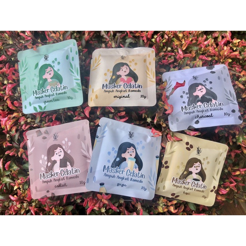[DISTRI PEKALONGAN] MASKER GELATIN YOURA - MASKER KOMEDO YOURA