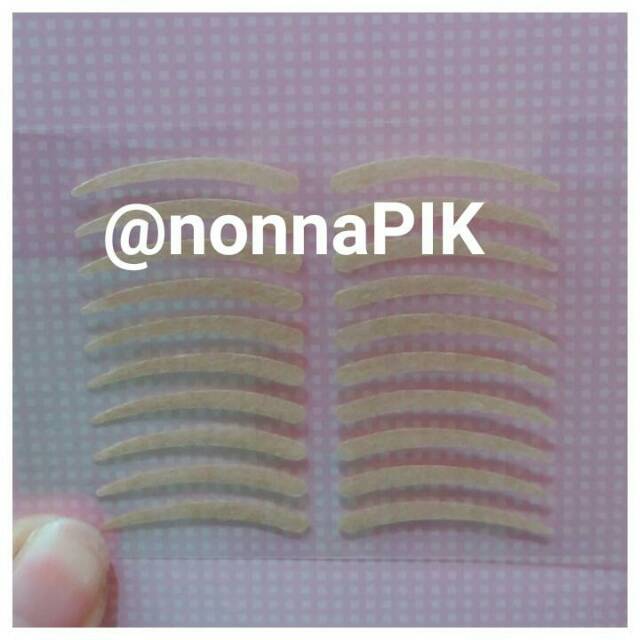 (Isi 112 pasang) Eyelid Tape / Skot Mata / Eyelid warna Kulit / Eyelid Patch / Nuddy Eyelid Tape