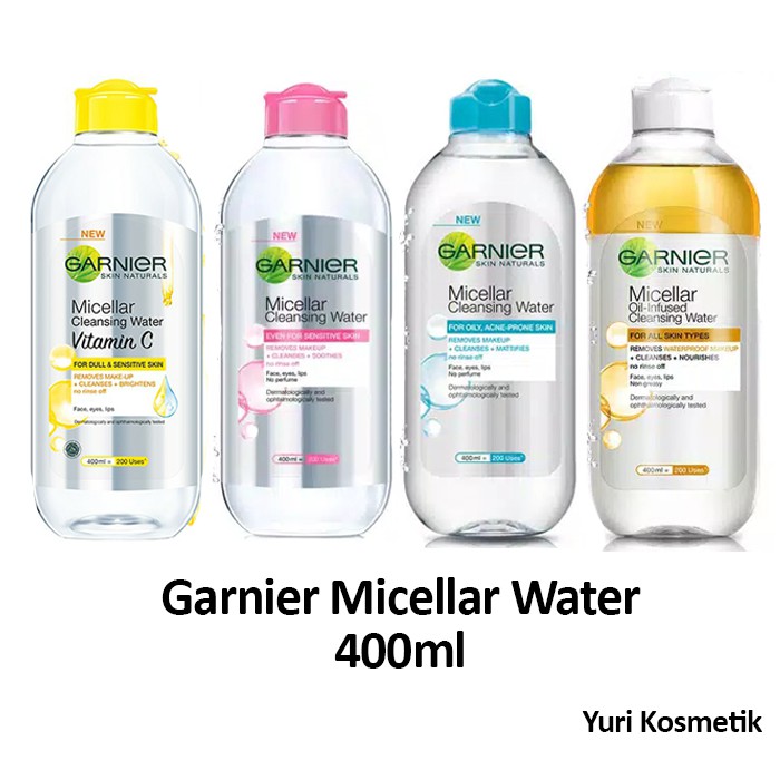 ☘️Yuri Kosmetik☘️ Garnier Micellar Water 400ml All Varian