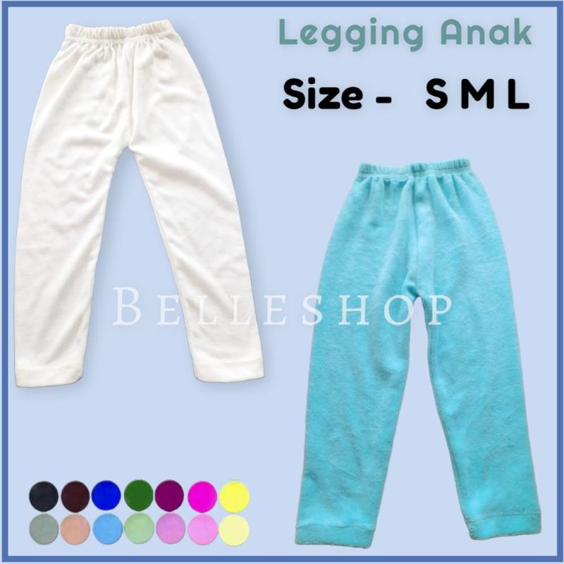 Legging Polos Motif Anak Lucu Bahan Random usia 1-5 tahun