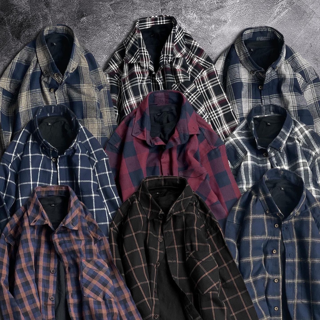 FLANNEL SHIRT / KEMEJA FLANNEL / KEMEJA PRIA