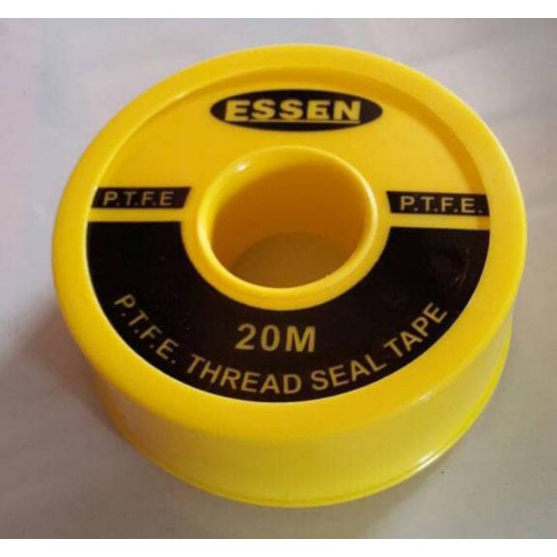 SEAL TAPE JUMBO 20M ESSEN/ SEALTAPE/ ISOLASI AIR/ SILTIP/SOLATIP SOLASI KRAN PIPA AIR/SELTIP/PEREKAT SELANG/SOLATIP/ISOLASI/SELTIP/PEREKAT/LAKBAN/SEAL TAPE KRAN PIPA SELANG BAK AIR MANDI EMBER/SEAL TAPE AIR / SELTIP / SEALTAPE / ISOLASI AIR/perekat