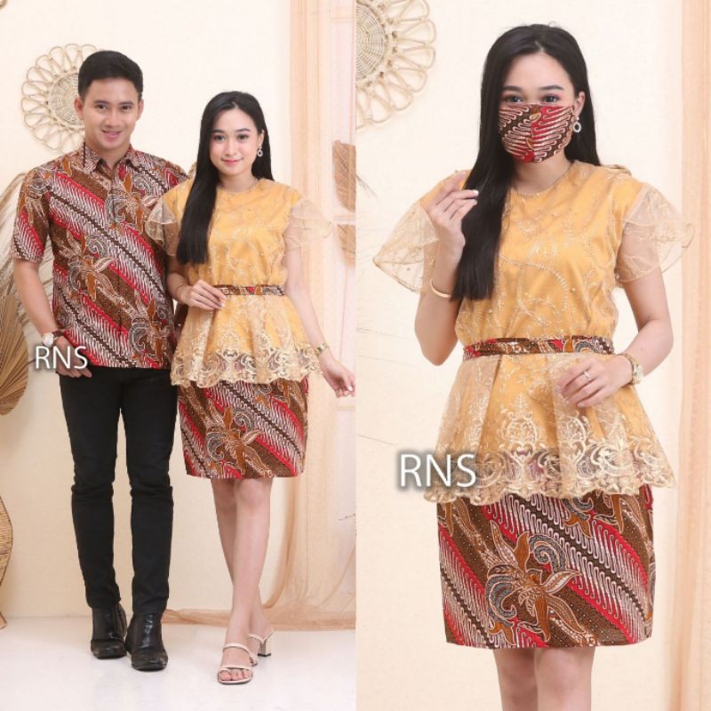 NEW FESHION COUPLE BATIK SET RNB PENDEK DUYUNG RUBI ORI RNS