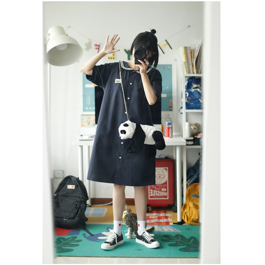 MR-77 basic sailor dress navy high quality import jepang