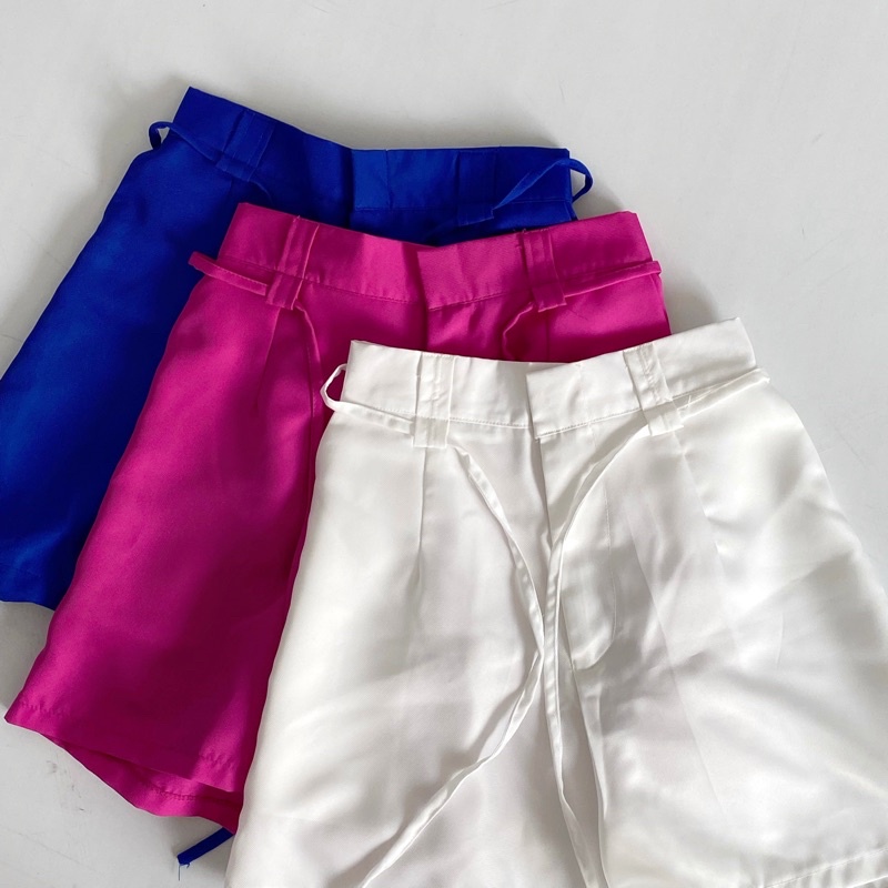 ALMA SHORTS - POSHA Celana Pendek Highwaist Basic Short Pants Korean Summer Highwaisted