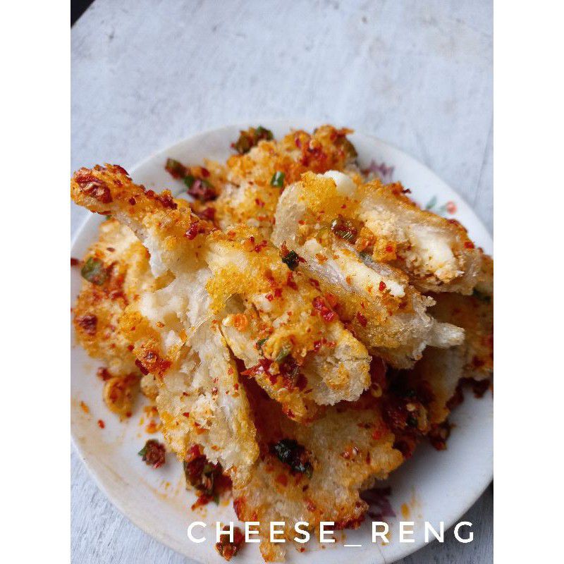 

Cireng Isi Keju Ayam Pedas