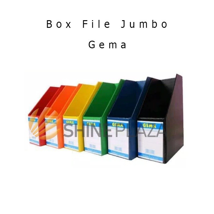 

File-Box- Box File Jumbo Pvc Gema 11 Cm - Tempat Penyimpanan Kotak Kertas File - Hitam -Box-File.