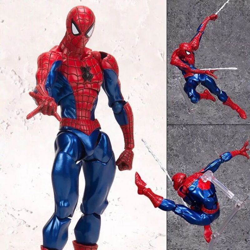revoltech amazing spiderman figure spiderman far from home spiderman marvel figure home coming shf s