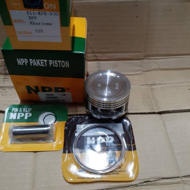 Piston kit karisma.supra x 125 oversize 125 npp