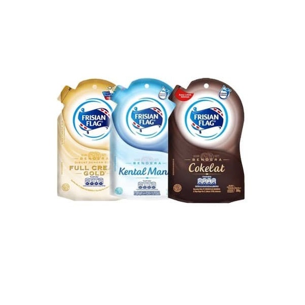 Frisian Flag SKM Susu Kental Manis Bendera Pouch 200 gr