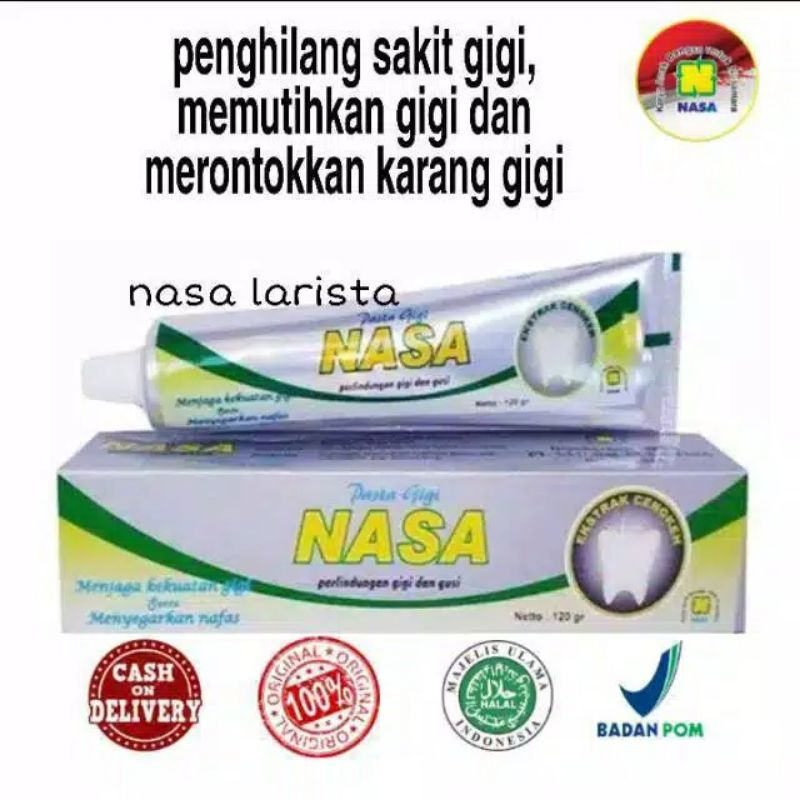 PASTA GIGI NASA PENGHILANG PLAK KARANG GIGI AMPUH