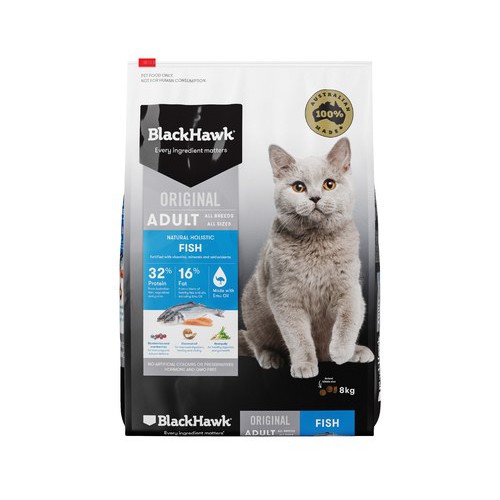 Makanan Kucing Dewasa Blackhawk Adult Cat Food Chicken Rice 8kg All Breed Shopee Indonesia