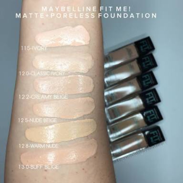 [Pump] MAYBELLINE Fit me Matte + Poreless foundation Normal to oily 30ml