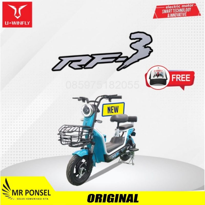 SEPEDA LISTRIK UWINFLY REDFISH 3 U WINFLY RF3 GARANSI RESMI
