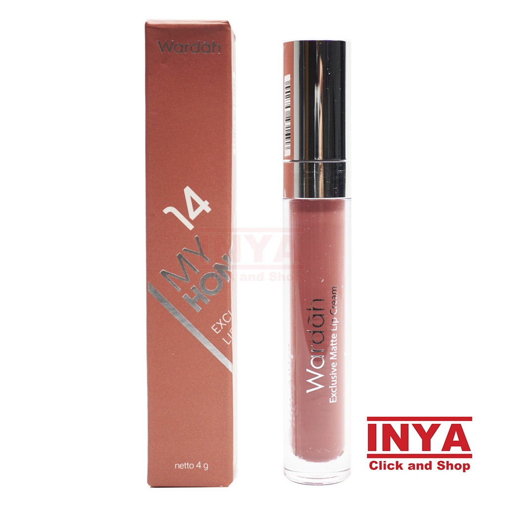 WARDAH EXCLUSIVE MATTE LIP CREAM 14 MY HONEY BEE 4gr