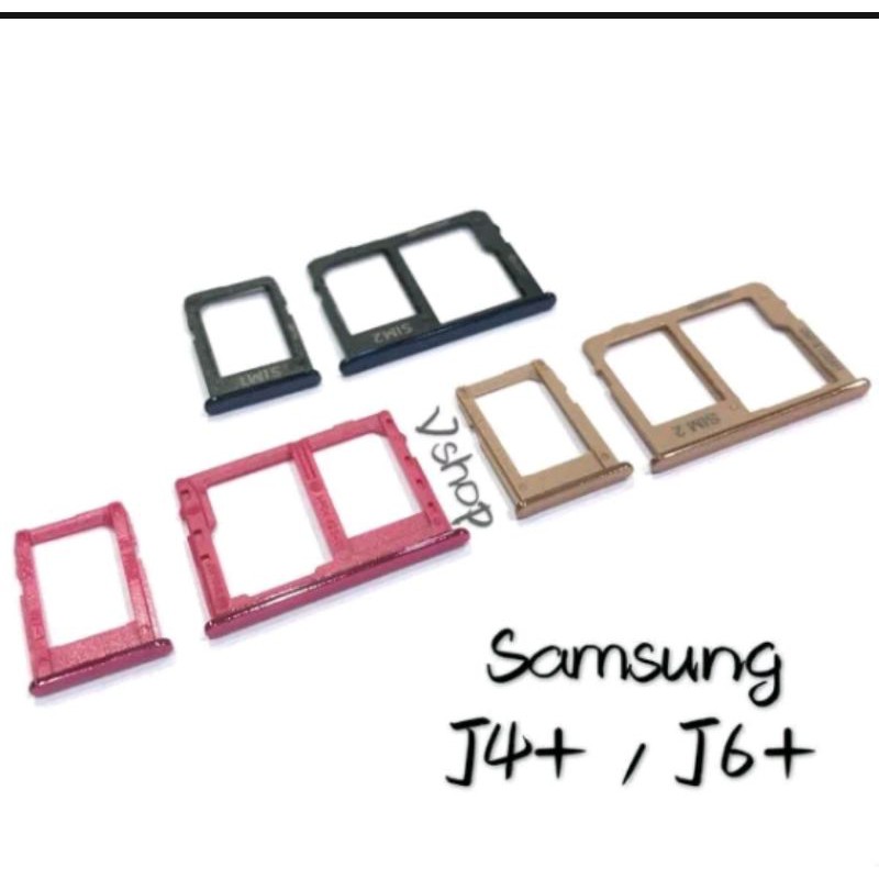 SIMTRAY SIMLOCK SLOT KARTU TEMPAT SIM SAMSUNG J4 PLUS J415 / J6 PLUS J610 SLOT SIMCARD