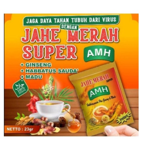 JAHE MERAH SUPER AMH / 1 RENCENG ISI 10 PCS