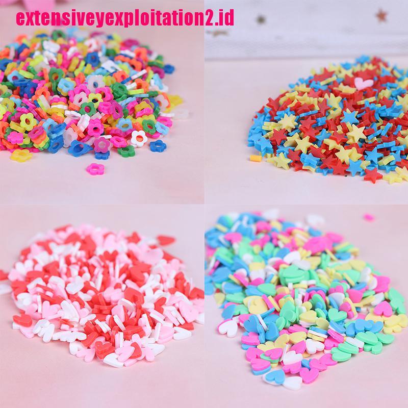 &lt; E2id &amp; &gt; 10g / Pak Mainan slime Polymer clay Bentuk Permen Untuk diy Anak