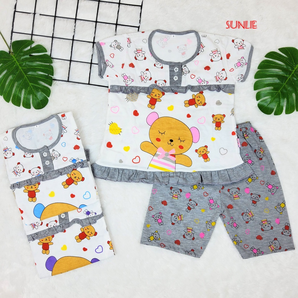 Baju Tidur Anak perempuan Setelan Anak 2-8 Tahun