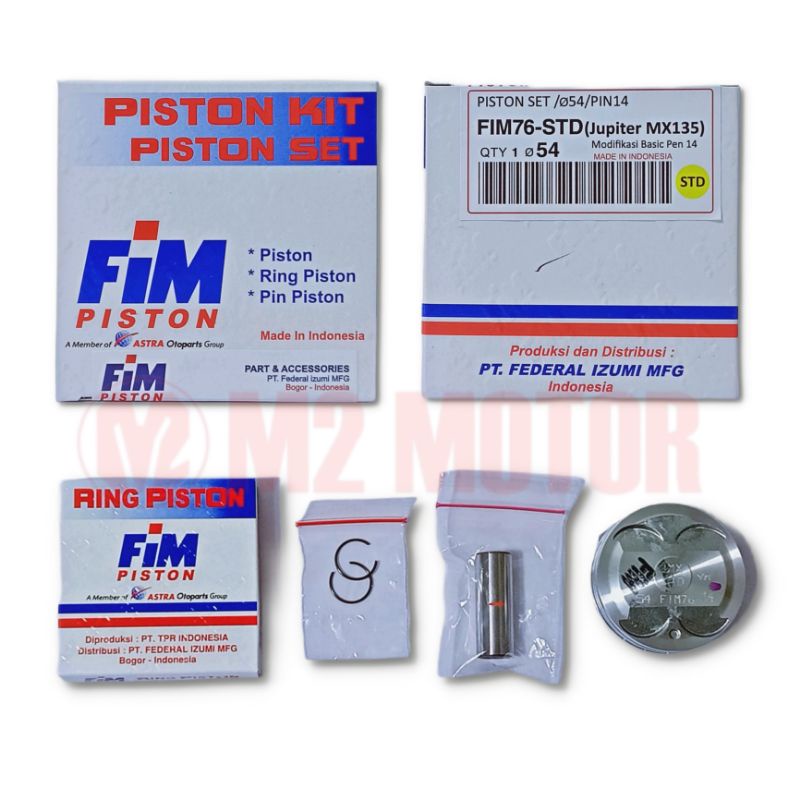PISTON KIT JUPITER MX FIM (FIM76) #STD