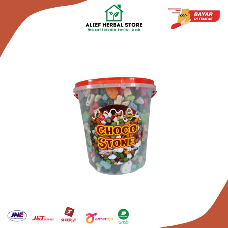 

Coklat Kerikil 850gr | Choco Stone Turkey kemasan 850gr