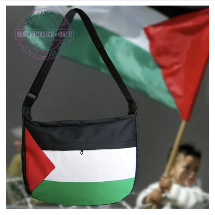 Tas Palestina selempang Tas Slempang Perahu Slingbag Palestine Tas Selempang Palestina