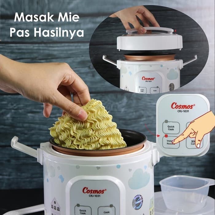 Rice Cooker / Magic Com Cosmos CRJ-1031 0,3 Liter 4in1 NonStick