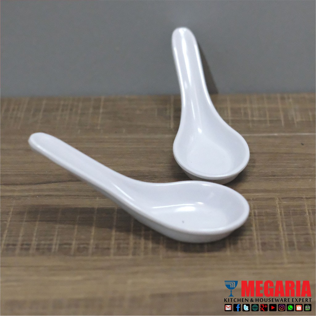 Sendok Bebek Oriental GLORI WS03 Putih Melamin