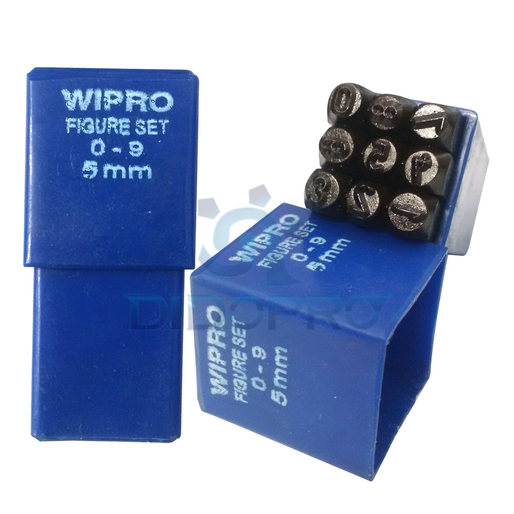 Ketok Angka 6mm Wipro / Ketok Nomer / Steel Number