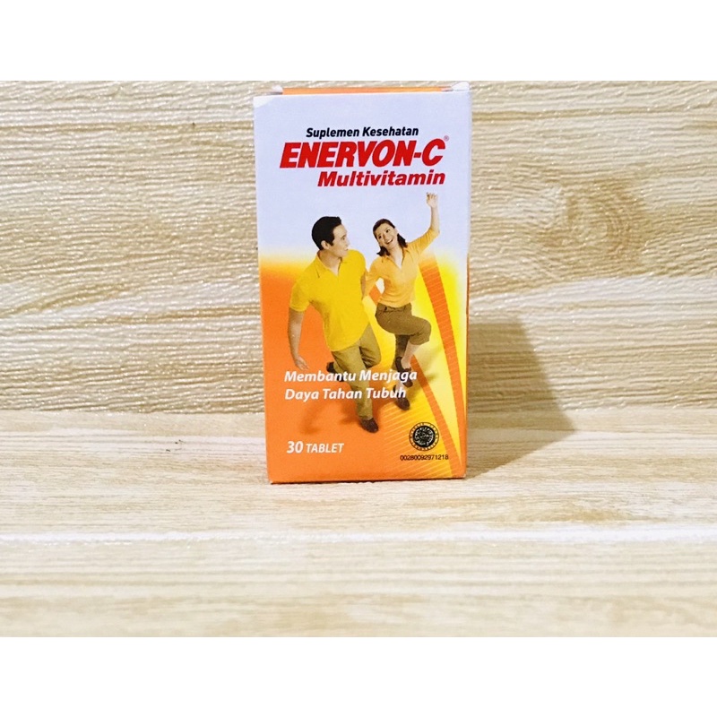 ENERVON C 30 TABLET | Menjaga Daya Tahan Tubuh | Meningkatkan Imun Tubuh