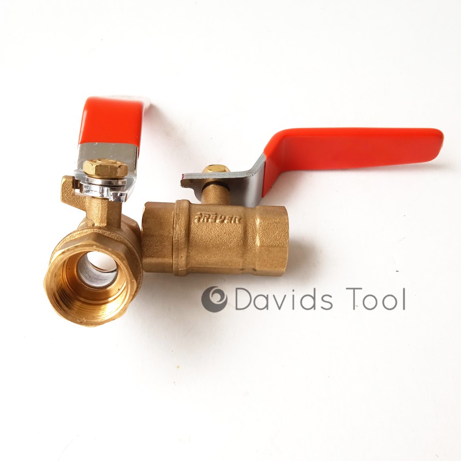 Stop Kran Ball Valve Kuningan 1/2 Inch Tebal Freder