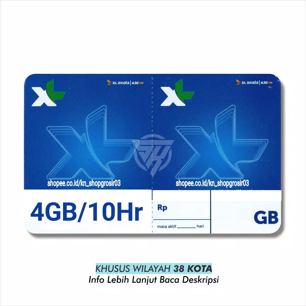 VOUCHER XL HOTROD SPESIAL 4GB 10HARI