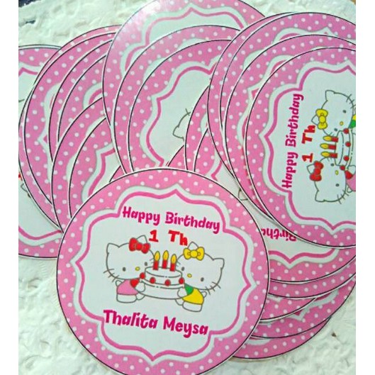 

CETAK sticker label PROSES 1 HARI JADI custome murah