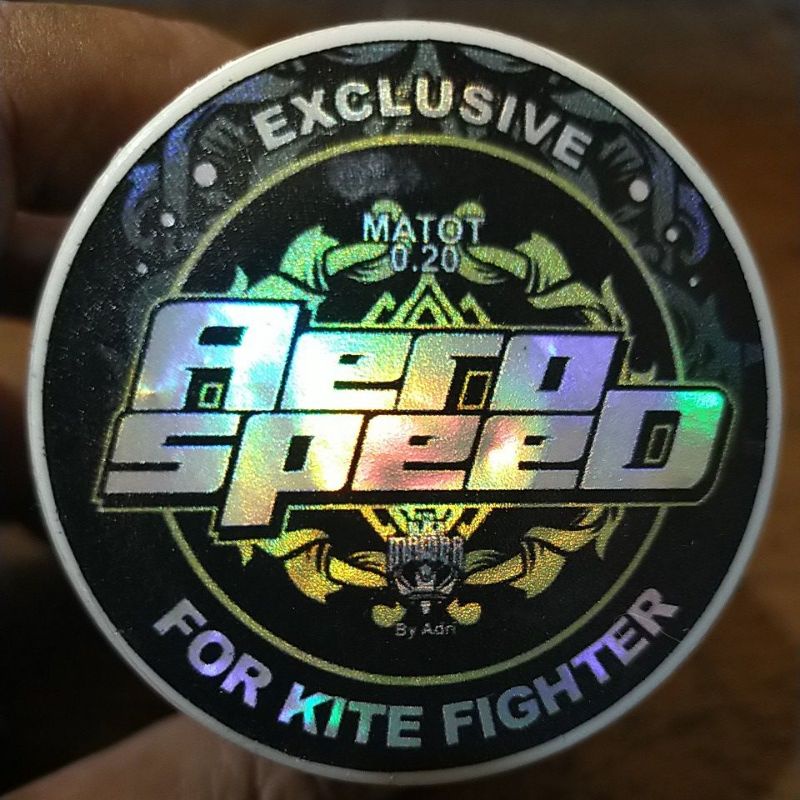 Benang Senar Gelasan senar matot AEROSPEED bahan hitam 020 original