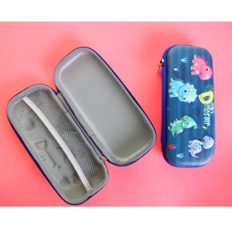 PENSIL CASE EMBOSE KOTAK PENSIL ATK TIMBUL 6D KARAKTER UNICORN/LOL/SPIDERMAN/CAPTAIN P002-5