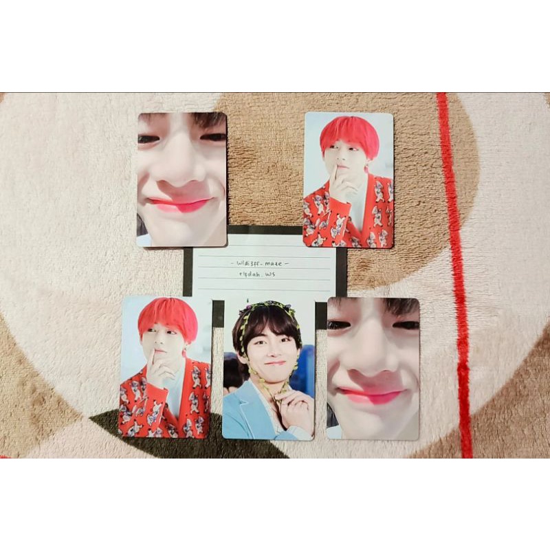 BACA DESKRIPSI OFFICIAL TAEHYUNG TAE V ZOOM BUNGA MERAH JIMIN MEREM PINK HAIR JUNGKOOK GLOWING SUGA 