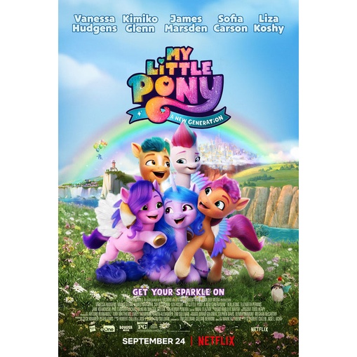 Kaset DVD My Little Pony: A New Generation (2021)