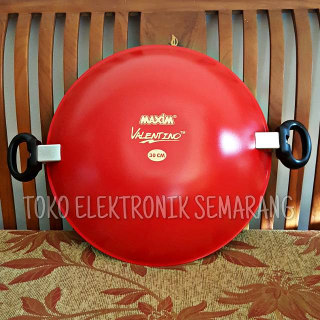 MAXIM 30CM VALENTINO WOK WAJAN PENGGORENGAN TEFLON