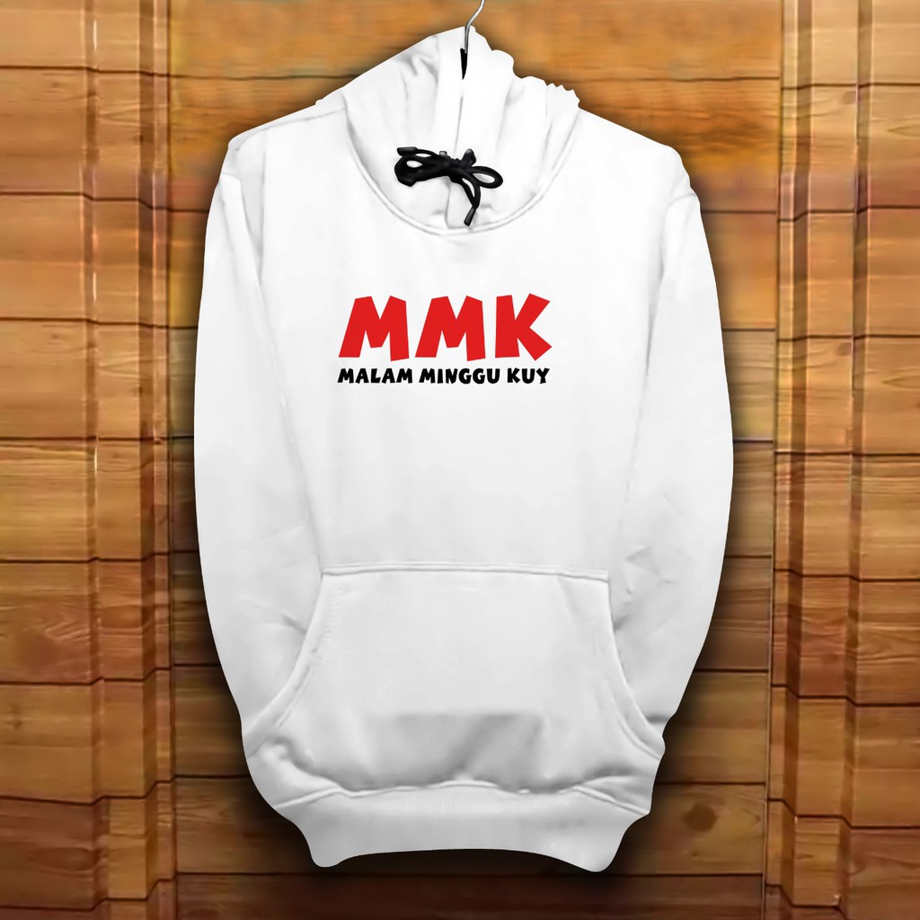 Hoodie Pria / Hodie Pria  / Jaket Pria / Sweater Hoodie MMK (MALAM MINGGU KUY) Bahan Fleece UK L-XL