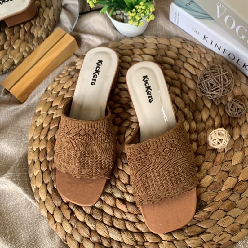 SANDAL SLOP RAJUT CEWEK HAK TAHU 3CM TERBARU TERMURAH MODERN KOREA SLOP RAJUT RICIS SANDAL HAK TAHU WANITA RAJUT IMPORT SENDAL HEELS HILS HIL WANITA CEWEK PEREMPUAN MURAH TERBARU KEKINIAN ORIGINAL