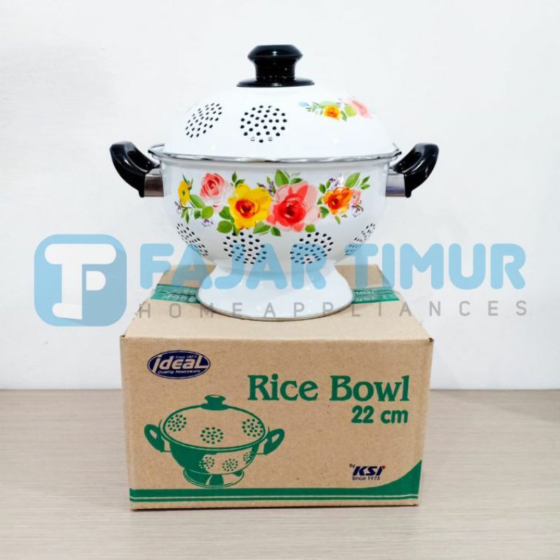 (COD/FREE ONGKIR) Rice bowl tempat wakul nasi Ideal 22/24 cm asli ori tebal