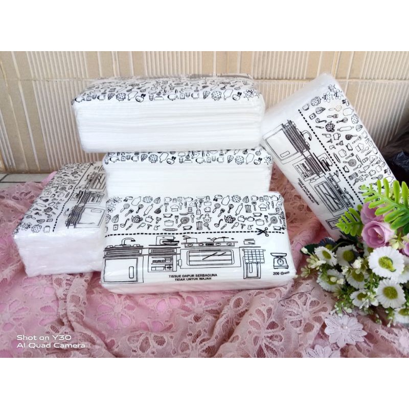 PROMO MURAH LEBAY TISSUE NICE 180 SHEET 2PLY-Tisu dapur 200 grm